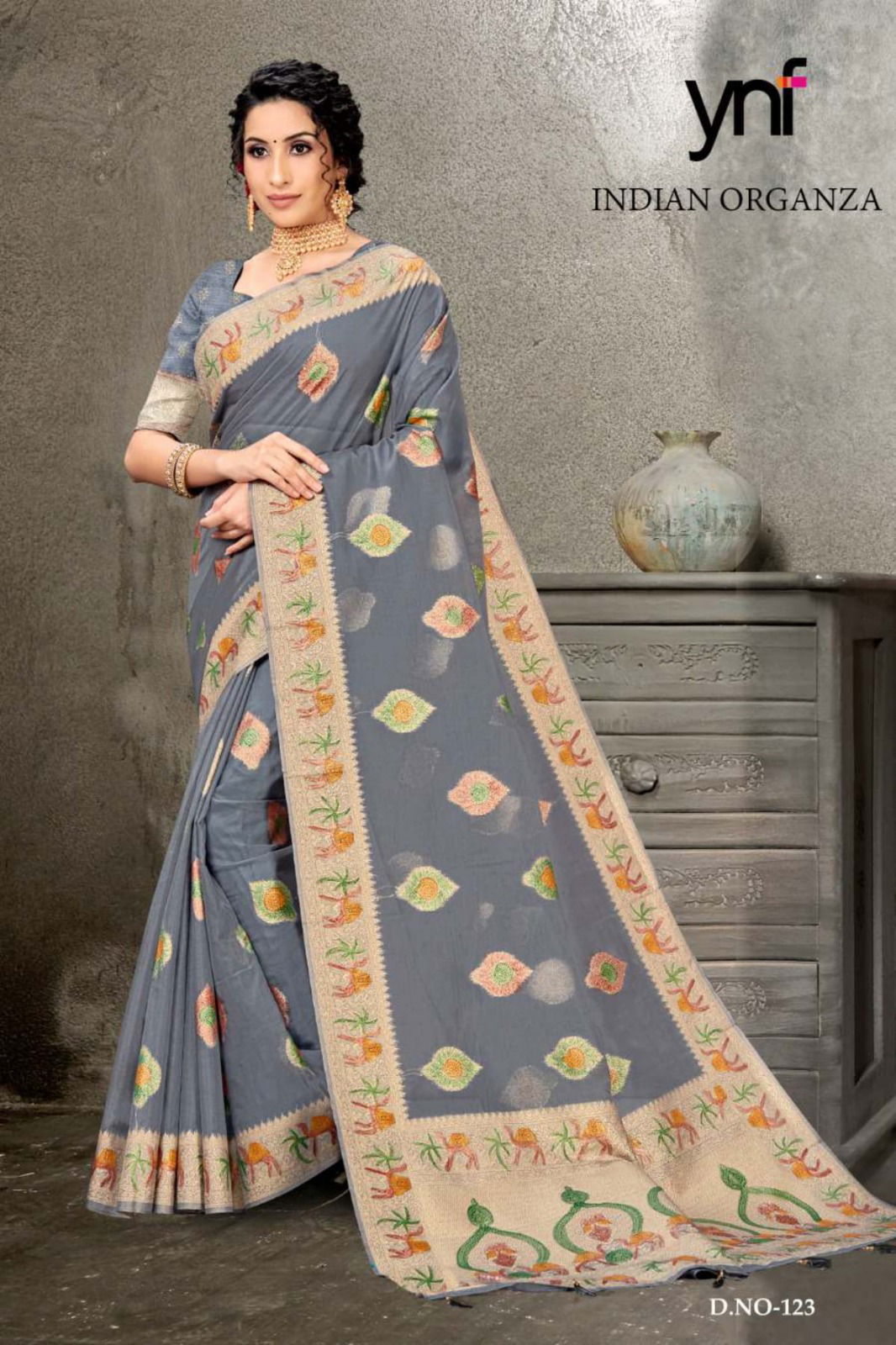 Indian By Ynf Printed Designer Sarees Catalog
